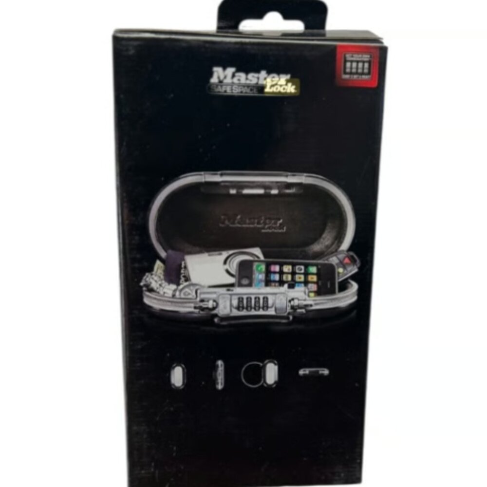 NEW Master Lock 0.38 cu ft Combination Lock Black Personal Safe